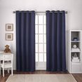 thumbnail image 1 of Textured Woven Blackout Grommet Top Curtain Panels by Exclusive Home, 1 of 5
