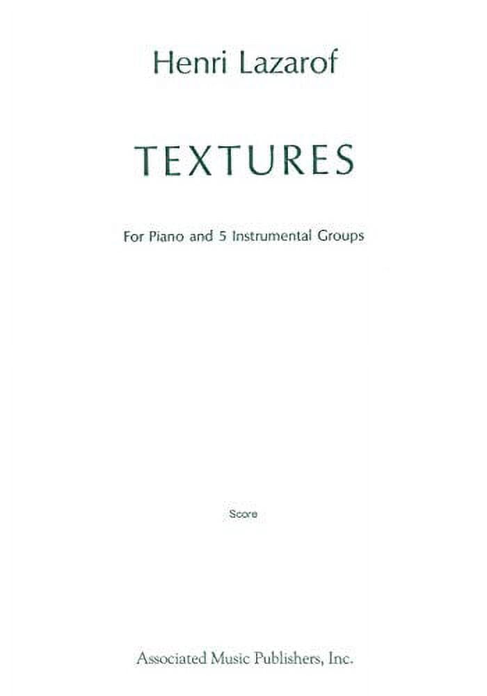 Textures (1970): Full Score