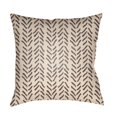 thumbnail image 1 of Surya TX043-2222 Textures 22 x 22 x 5 in. Throw Pillow, Black - Large, 1 of 7