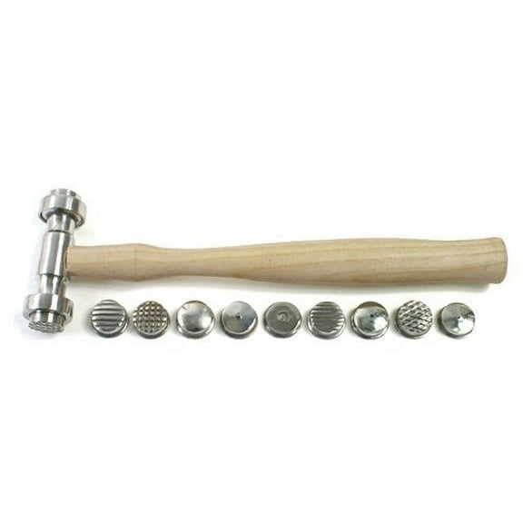Texturing Hammer - 9 Interchangeable Texture Faces - SFC Tools - 37-213