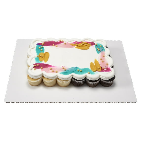 Texturizing Color Cupcake Cake
