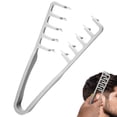 thumbnail image 1 of Texturizing Comb, Texture Comb for Hair Styling, Volumizing Texture Tool with Maximum Root Lift, Wide Tooth Hair Styling Comb with Non Slip Handle, ABS Plastic (Gray), 1 of 7