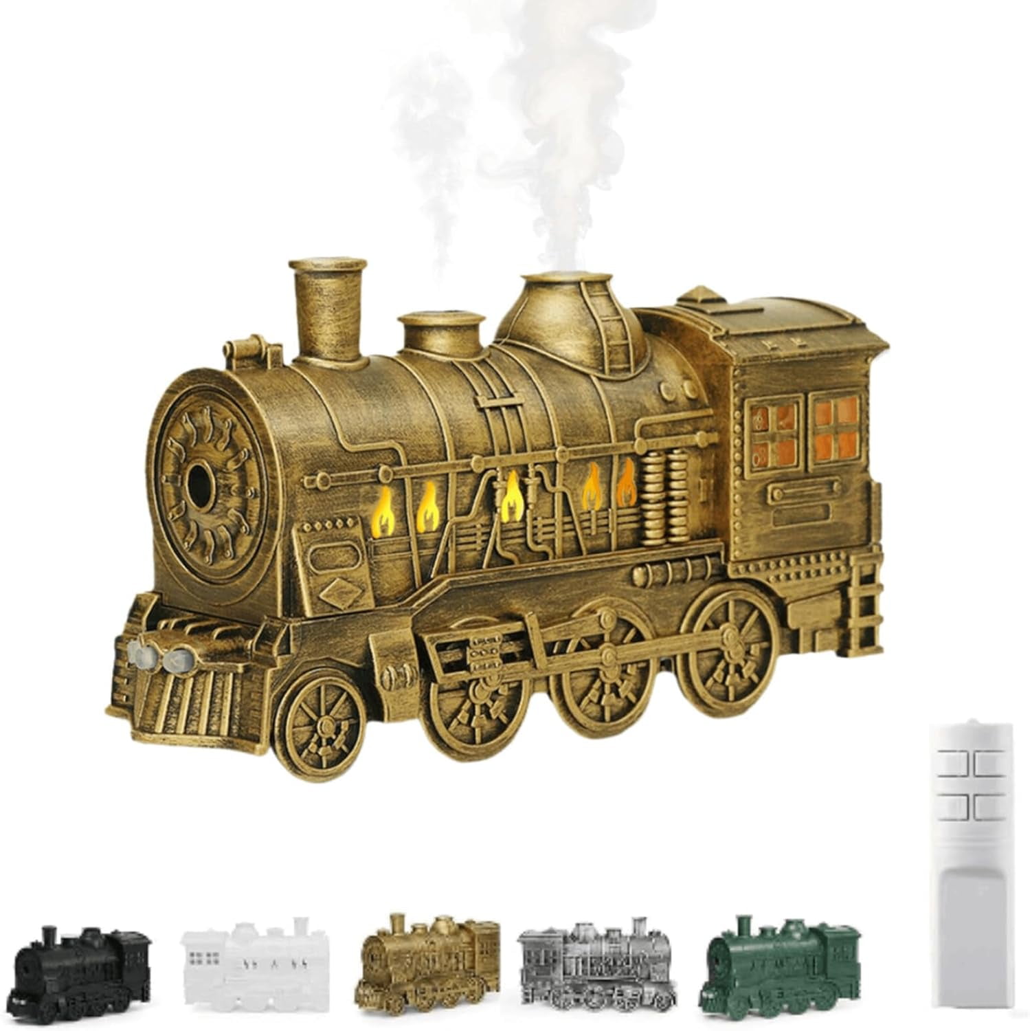 Texwix Flexcamo Train-Shaped Essential Oil Diffuser,300ML Large ...