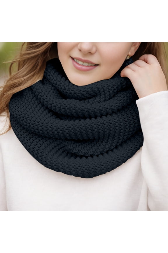 Fall Winter Women Scarves Cable Knitted Neck Gaiter Scarf For Women Warm Neck Warmer Cold Weather