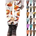 thumbnail image 1 of Teyfeniy Halloween Leggings for Women Elasti High Waist Fahion Print Tight Yoga Yoga Pants Holiday Costume, 1 of 4