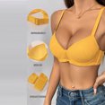 thumbnail image 1 of Teyfeniy Halter Jelly Bras for Women Seamless Wireless Balconette Comfy Bralettes with Pad Lift and Support Solid Color No Underwire V Neck Bras, 1 of 8