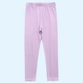 thumbnail image 1 of Teyfeniy Toddlers Girls Soft Leggings Straight Leg Solid Color Long Pants Basic Ankle Fall Winter Stylish Tight Pants For Kids, 1 of 5