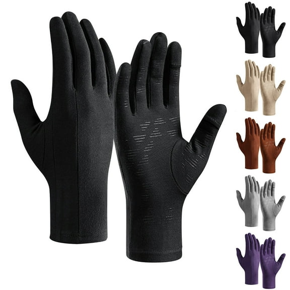 Teyfeniy Winter Gloves for Men Fleece Lined Thicked Warm Winter Fall Thermal Gloves for Cold Weather Snow Cozy Ski Windproof Gloves for Running, Cycling, Biking, Hiking, Driving