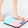 thumbnail image 1 of Teyjry Digital Body Weight Scale, High Accuracy, Toughened Glass, 397 lb Capacity, Pink, 1 of 6