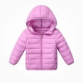 thumbnail image 1 of Teylalorva Outerwear Jackets for Girls Lightweight Puffer Jacket Casual Warm Winter Coat for Girls（Girls） Purple Size 8, 1 of 4