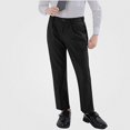 thumbnail image 1 of Teylalorva Pants for Boys Suit Trousers Elastic Waist With Pocket Party Performance (2-18) Black Size 4T, 1 of 9