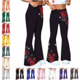 thumbnail image 1 of Teylalorva Women's Wide Leg Yoga Pants, Loose Summer Spring Resilient Fabric Comfort Pants Blue S, 1 of 8