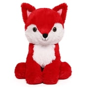 Tezituor 18" Fox Stuffed Animal Cute Fox Plush Toy Soft Body Pillow