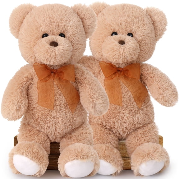 Tezituor 2 Pack Teddy Bear Stuffed Animal 18" Stuffed Teddy Bear Plush Toy