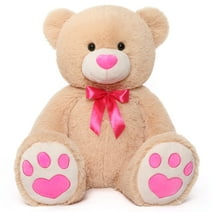 Tezituor Giant Teddy Bear 35.4'' Giant Stuffed Animal Big Bear Plush Toy