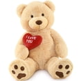 thumbnail image 1 of Tezituor 36" Teddy Bear Stuffed Animal Giant Bear Plush with I Love You Heart Plush Toy, 1 of 8