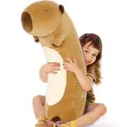 Tezituor 39.3 Capybara Stuffed Animal Cute Stuffed Capybara Pillow Plush Toy