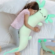 Tezituor 43" Axolotl Stuffed Animal Big Axolotl Plush Pillow Plush Toy