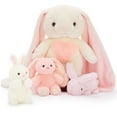 thumbnail image 1 of Tezituor 4Pcs Bunny Stuffed Animal 19" Giant Rabbit Plush with 3 Bunnies Plush Toy, 1 of 9