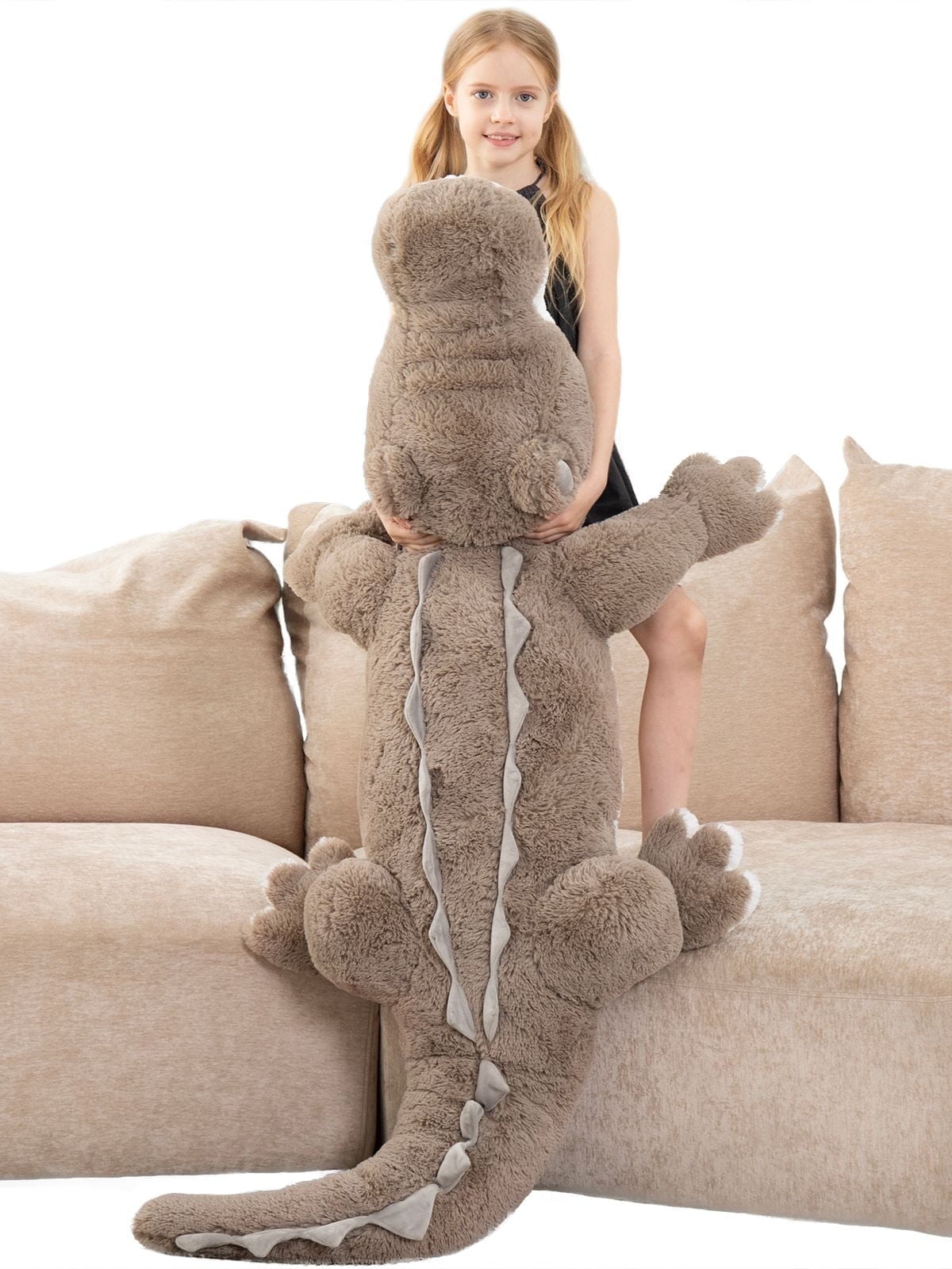 Tezituor, Alligator Stuffed Animal, 67, Giant Crocodile Plush Toy