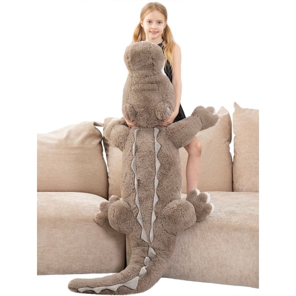 Tezituor 67" Alligator Stuffed Animal Giant Crocodile Plush Body Pillow Plush Toy