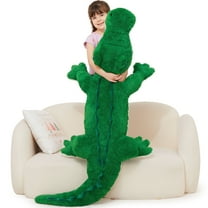 Tezituor 67" Alligator Stuffed Animal Giant Crocodile Plush Body Pillow Plush Toy