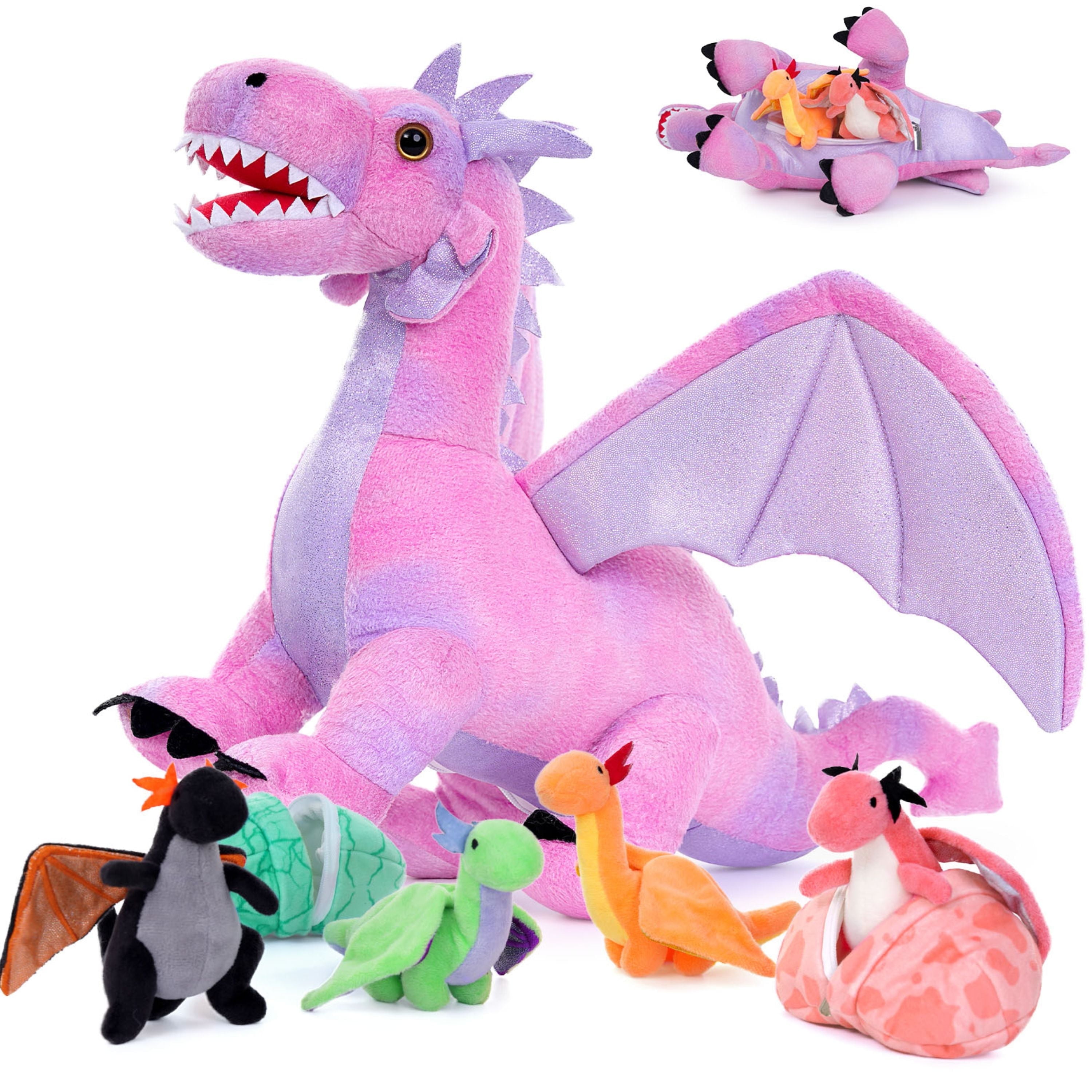 Giant Dragon Plush for Kindergarten Play and Storytelling