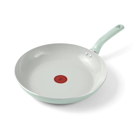 T-fal Easy Care 12 Inch Ceramic Nonstick Frypan, Mint Green