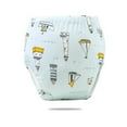 thumbnail image 1 of Tfken Baby Toddler Underwear Cartoon Print 1Pcs Training Briefs Light Blue Size 6-12 Months, 1 of 2