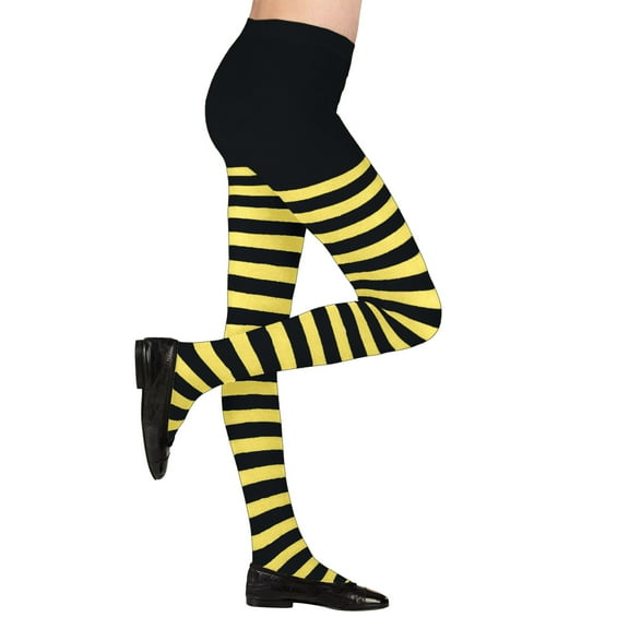 Tfken Child Girls Stockings One Size Thigh-High 1 Pairs Shaper Yellow