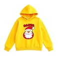 thumbnail image 1 of Tfken Christmas Hoodies For Boys Kids Long Sleeve Hooded Santa Print Sweatshirt Fleece Trendy Tops Child Size 7-8 Years, 1 of 3
