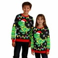 thumbnail image 1 of Tfken Christmas Tee For Boys Toddler Size 3-4 Years Crew Neck Pullover T-Shirts Winter Casual Long Sleeve Black Tops, 1 of 4