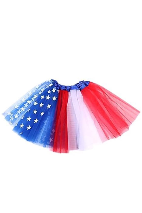 Girls Dresses For Independence Day Patchwork Tutu Tulle Skirts For America July Of 4Th Patriotic 250Th Anniversary Toddler Clothes Red Size One Size