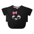 thumbnail image 1 of Tfken Girls Soft Comfy Tops Holiday Daily Wear Short Sleeve Tees Tshirts Graphic Print T-Shirts Fashion Toddler Classic Clothes Size 4-5 Years, 1 of 5