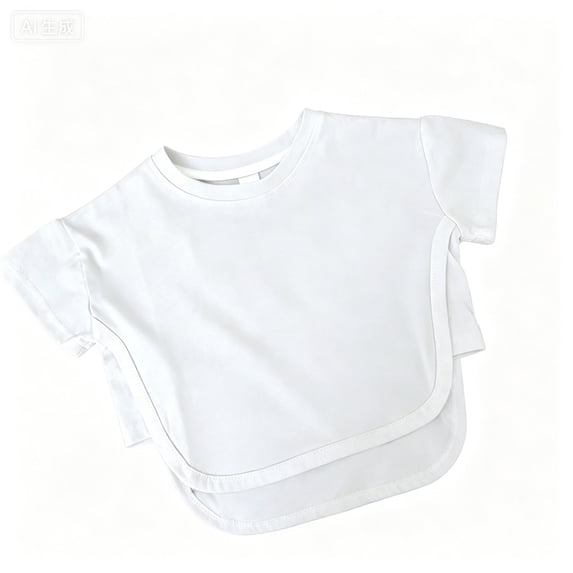 Tfken Girls Soft Comfy Tops Holiday Daily Wear Short Sleeve Tees Tshirts Loose Fit T-Shirts Fashion Summer Child Stretch Clothes Size 10-11 Years