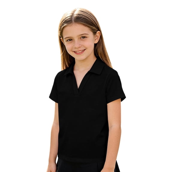 Tfken Girls Soft Comfy Tops Holiday Daily Wear Short Sleeve Tees Tshirts T-Shirts Fashion Comfortable Summer Children Trendy Clothes Size 3-4 Years