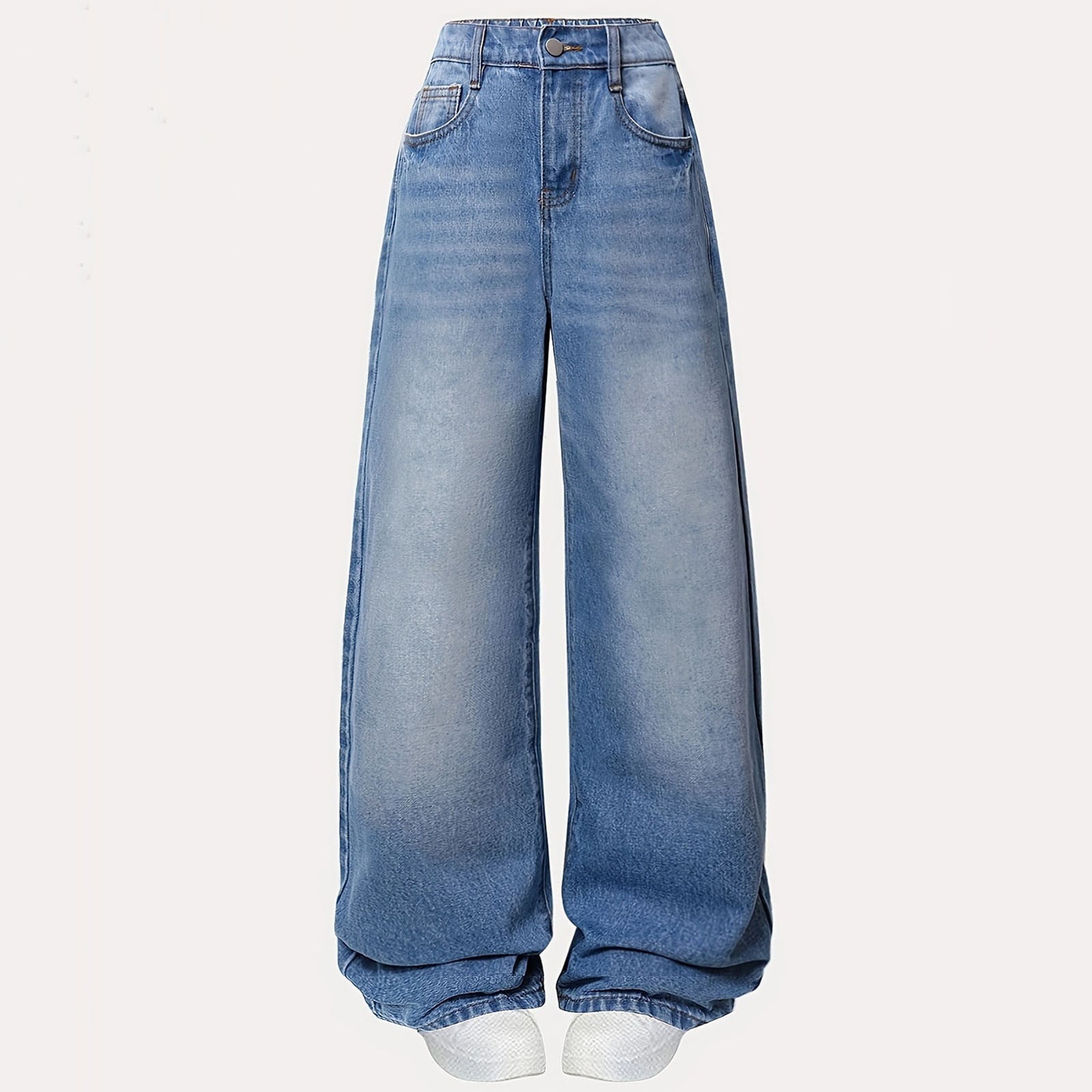 メンズ 【Undermycar】WRINKLED LIGHTBLUE JEANS