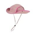 thumbnail image 1 of Tfken Kids Children Sun Hat Wide Brim Outdoor Summer Adjustable Strap Athable Bucket Cap For Boys Girls Pink One Size, 1 of 6