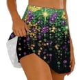 thumbnail image 1 of Tfken Mardi Gras Skirts For Women Sequins Sparkly Summer Women Fashion Mini Skirts For Carnival Party Women Soft Outfit Pink Size M, 1 of 6