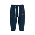 thumbnail image 1 of Tfken Pants For Boys Kids Joggers Dinosaur Print Drawstring Waist Athletics Sweatpants Trousers Navy Size 5-6 Years, 1 of 2