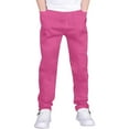 thumbnail image 1 of Tfken Pants For Boys Kids Size 7-8 Years Straight Skinny Comfort Waist Fall Daily Wear Trousers Pink, 1 of 6