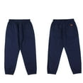 thumbnail image 1 of Tfken Pants For Boys Toddler Uniform School Solid Color Full-Length Relaxed Straight-Leg Elastic Waist Comfortable Dark Blue Trousers Size 5-6 Years, 1 of 3