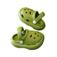 thumbnail image 1 of Tfken Sandals For Girls Boys Eva Swivel Ankle Strap Children Toddler Slippers Green Size 5-6 Years, 1 of 5