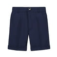 thumbnail image 1 of Tfken Shorts For Boys Toddler Size 5-6 Years Walkshorts Drawstring Waist Solid Color Fashion Beach Navy Shorts, 1 of 2