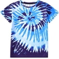 thumbnail image 1 of Tfken Soft Tops For Boys Comfy Travel Daily Wear Comfortable Short Sleeve T-Shirts Summer Tie Dye Tees Casual Tshirts Kids Cute Clothes Size 1-2 Years, 1 of 4