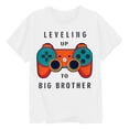 thumbnail image 1 of Tfken Summer Boys Tshirts Letter Print Crew Neck Short Sleeve Tops Summer Fashion Casual Children Soft Tops White Size 1-2 Years, 1 of 4