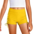 thumbnail image 1 of Tfken Summer Girls Cute Swimsuit Bottoms Shorts For Bikini Bottoms Swim Trunks Swimwear Swimming Beach Trendy Children Soft Bathing Suits Shorts Size 7-8 Years Yellow, 1 of 8