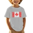 thumbnail image 1 of Tfken Summer T-Shirts For Boys Print Crew Neck Short Sleeve Tops For Independence Day Casual Teen Comfortable Shirts Gray Size 4-5 Years, 1 of 4