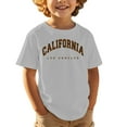 thumbnail image 1 of Tfken Toddler Boys T Shirts Size 10-11 Years Girls Printed Children Casual Sports Comfortable Loose Cute Short Sleeved Boy Tops Light Gray, 1 of 4