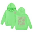 thumbnail image 1 of Tfken Toddler Child Girls Hoodies Long Sleeve Hooded Letter Print Sweatshirt Daily Wear Cute Tops Teen Size2-13 Years, 1 of 4